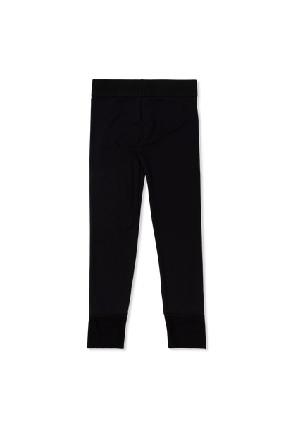 Black Leggings With Logo