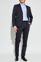 Navy Blue Pants With Logo