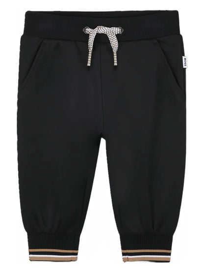 Ribbed-Cuff Drawstring Trousers