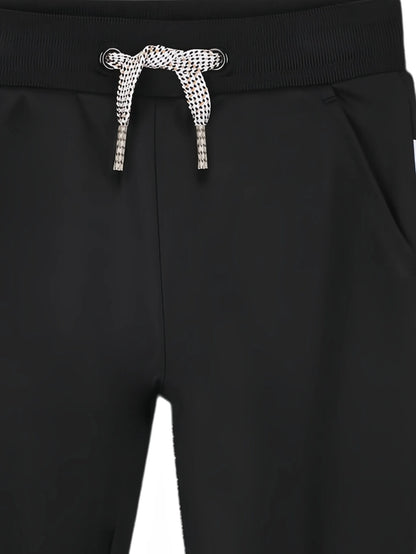 Ribbed-Cuff Drawstring Trousers