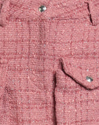 Pink Bouclé Skirt