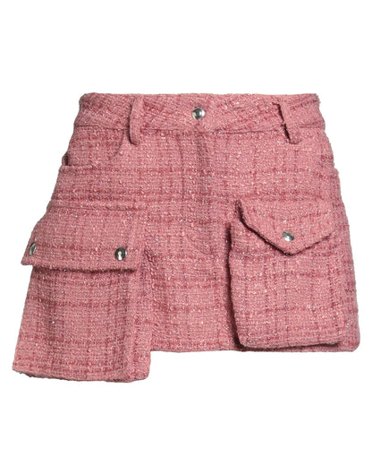 Pink Bouclé Skirt