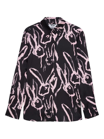 Rabbit Print Shirt