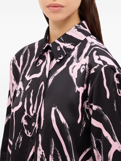 Rabbit Print Shirt