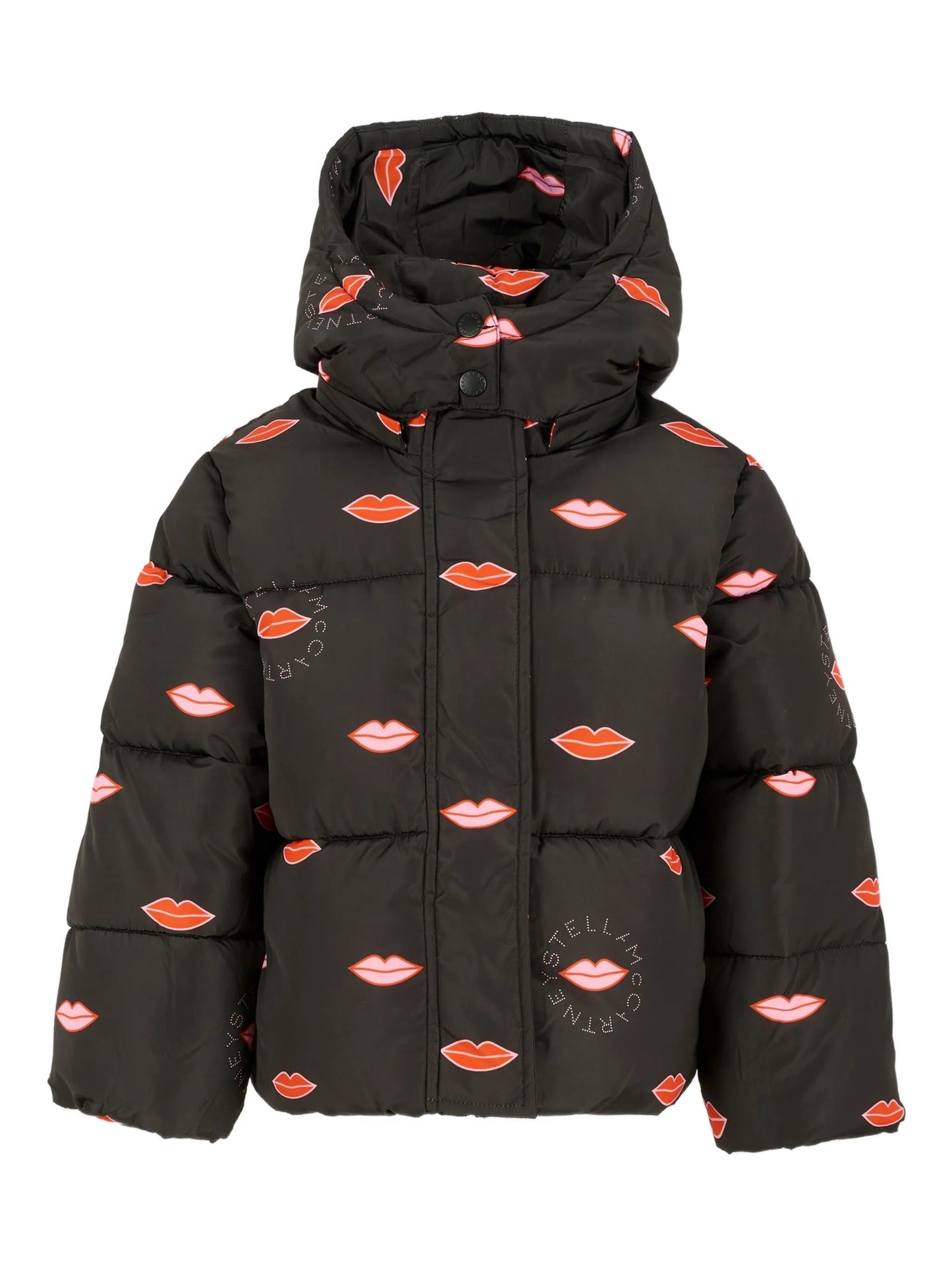 Logo Lips Puffer Jacket