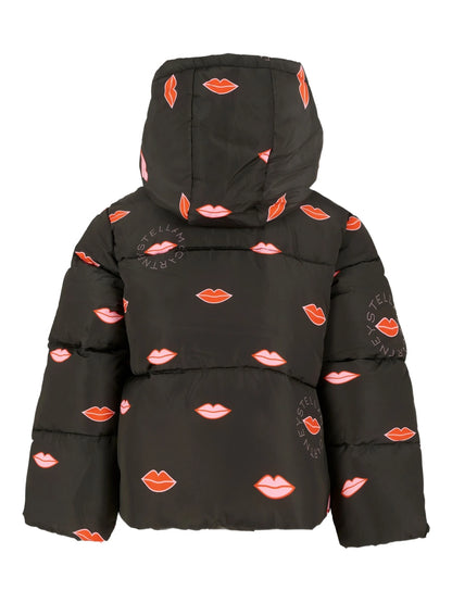 Logo Lips Puffer Jacket