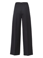 Pleated Elastic-Waist Trousers