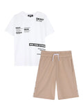 Logo-Print Shorts Set