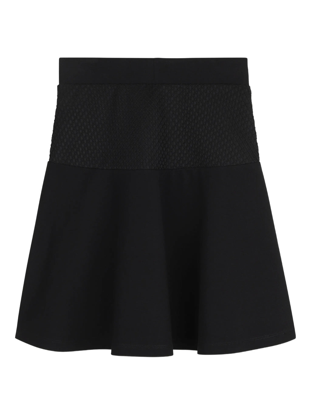 Black Logo Skirt