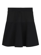 Black Logo Skirt