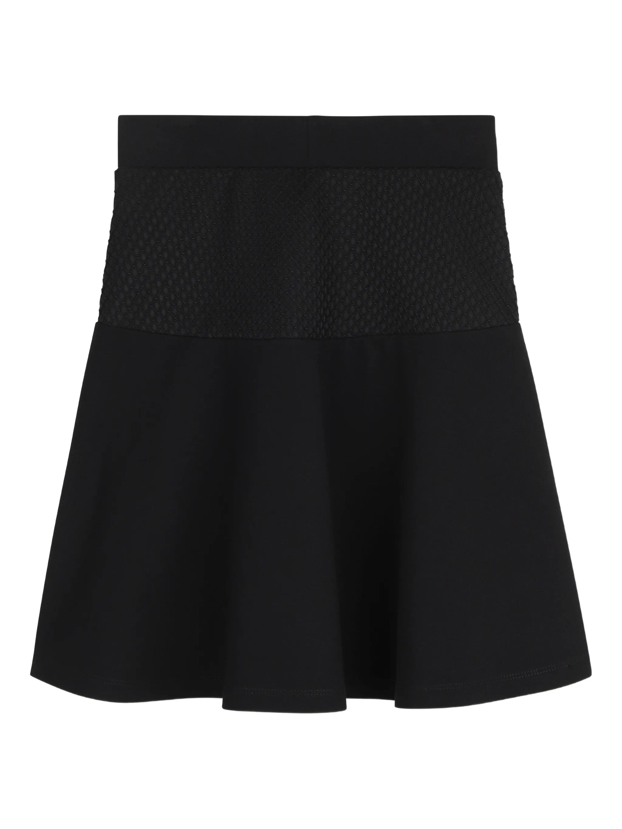 Black Logo Skirt