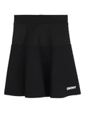 Black Logo Skirt