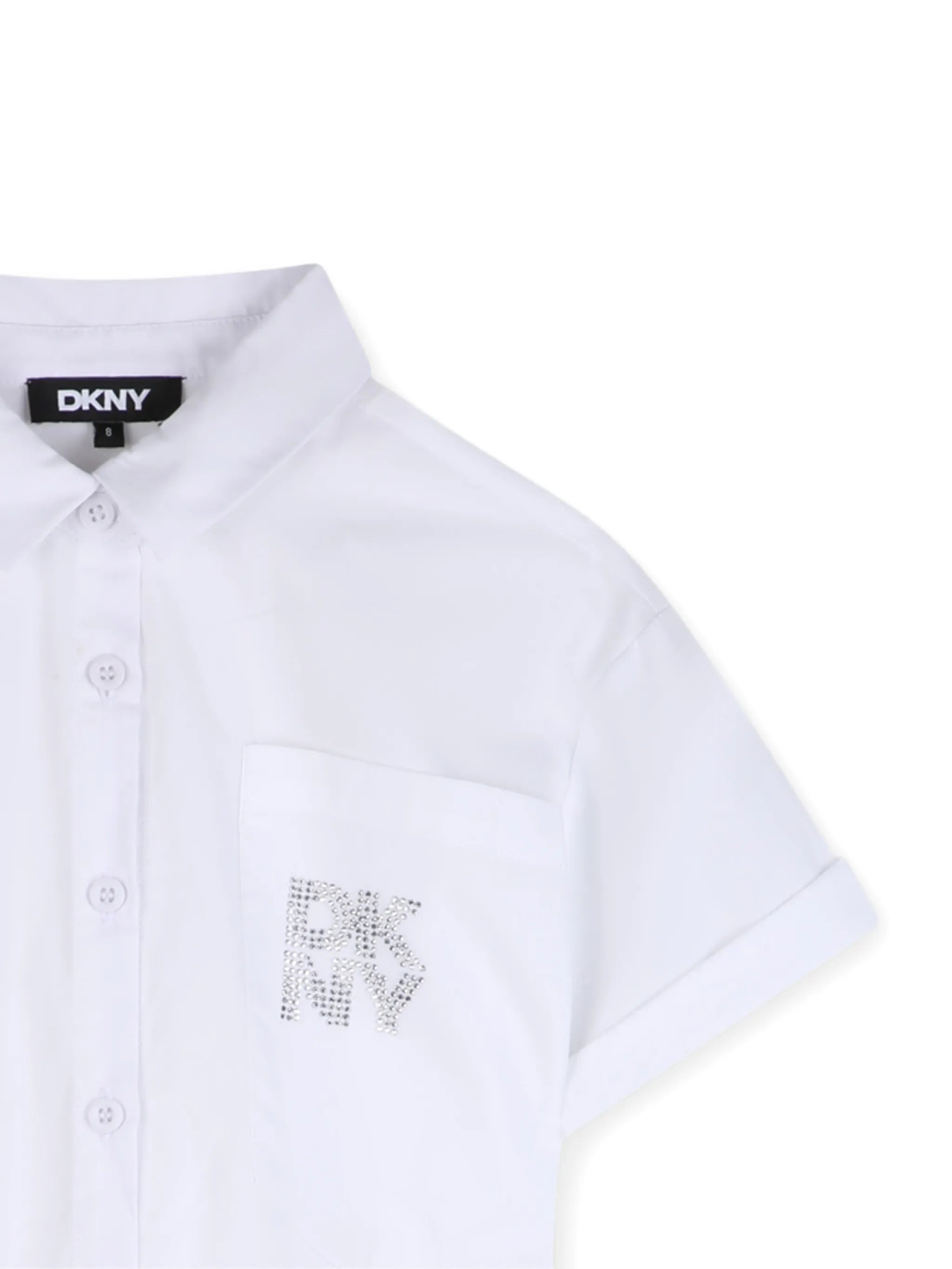 Asymmetric Logo-Embellished Shirt Dress