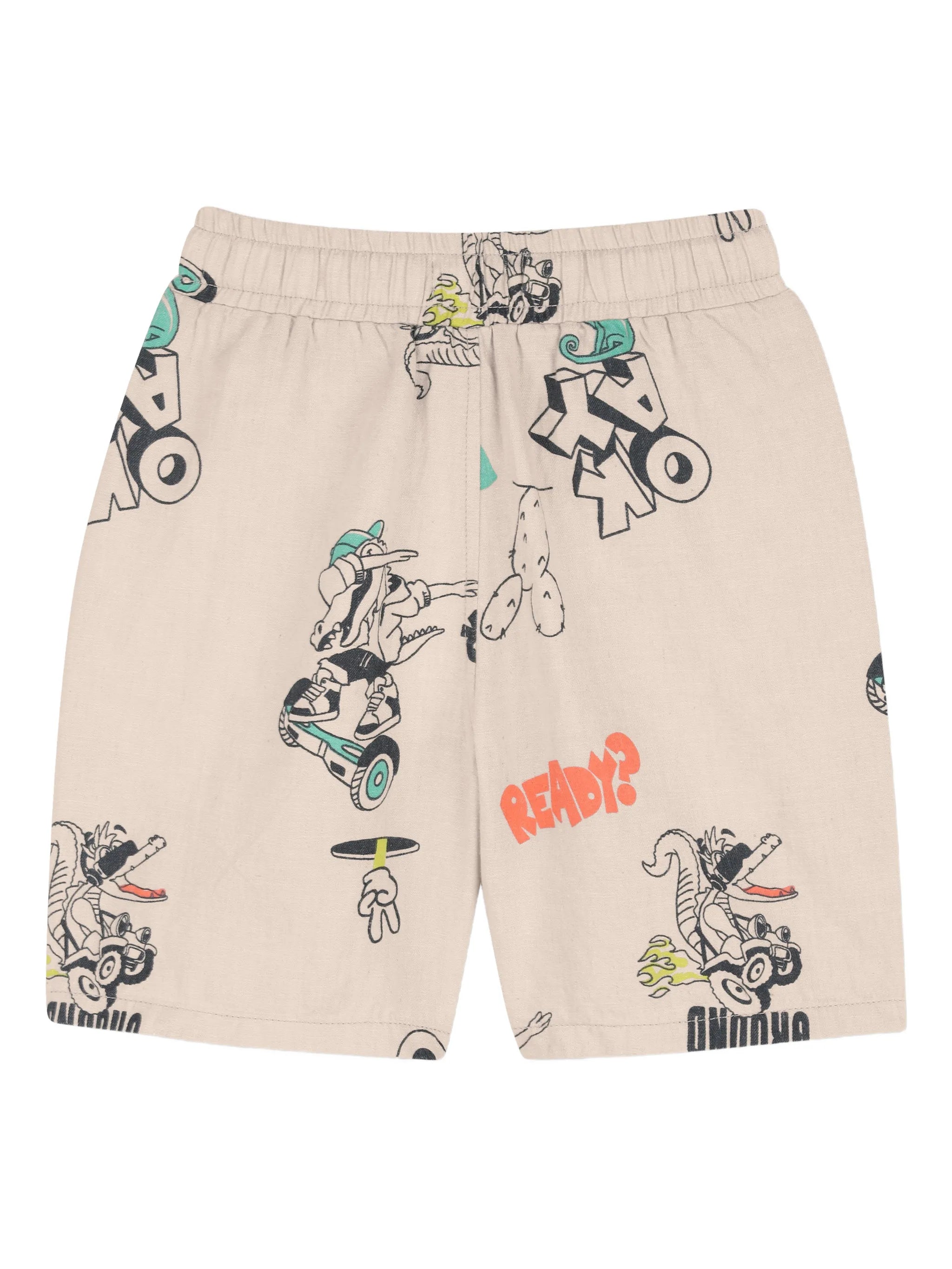 Design-Print Bermuda Shorts
