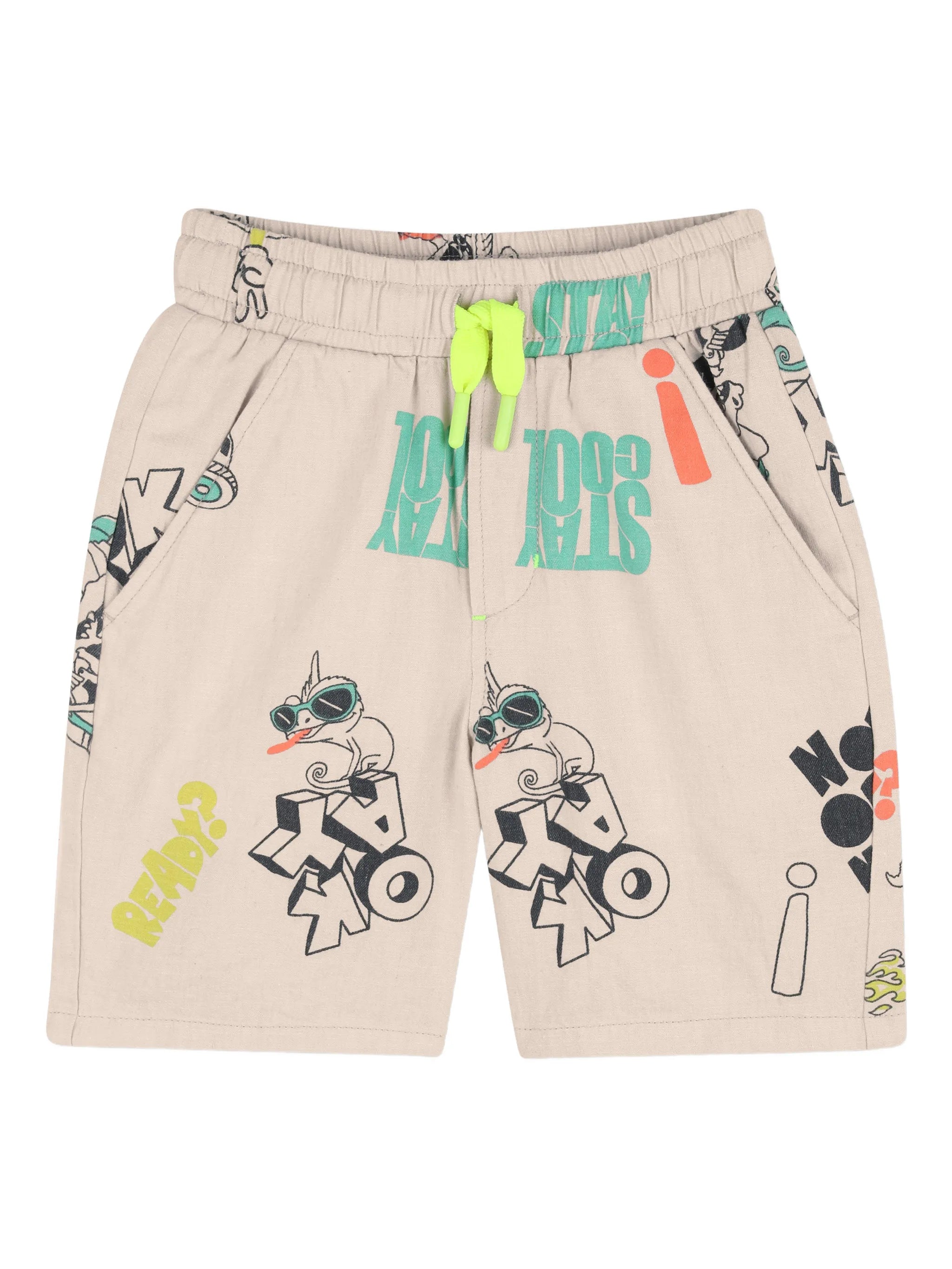 Design-Print Bermuda Shorts