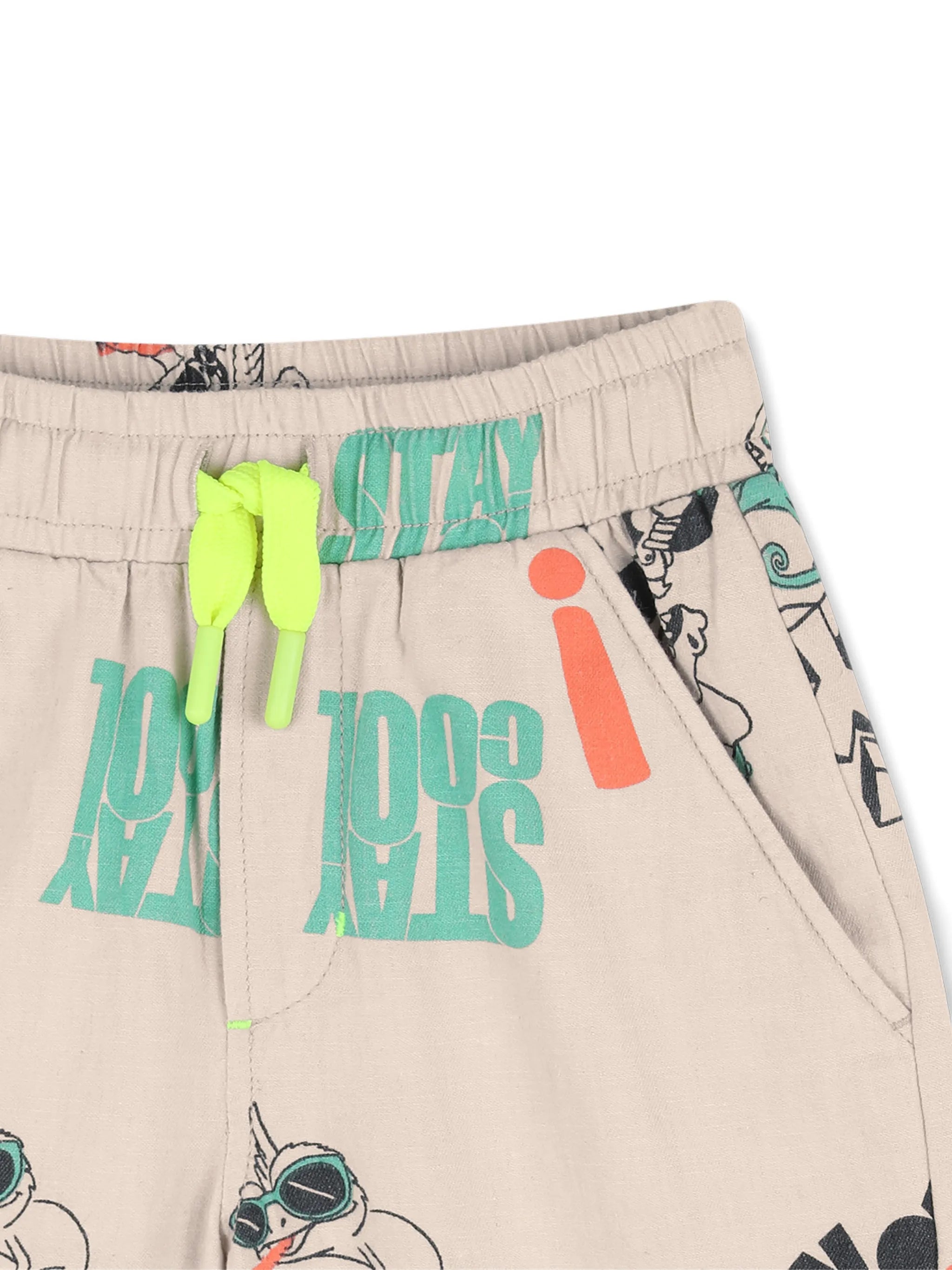 Design-Print Bermuda Shorts