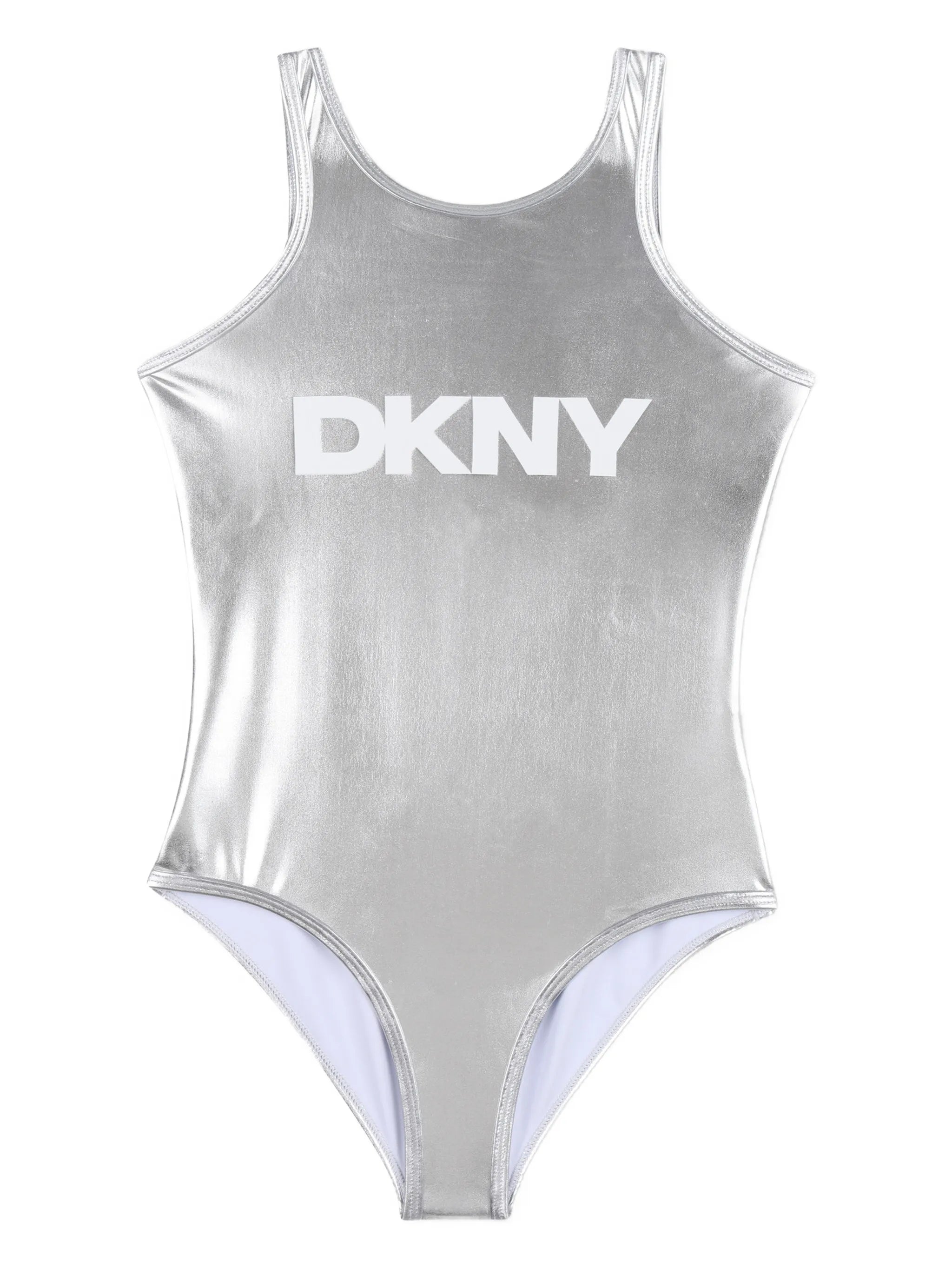 Logo Silver Swimsuit