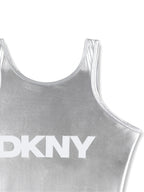 Logo Silver Swimsuit
