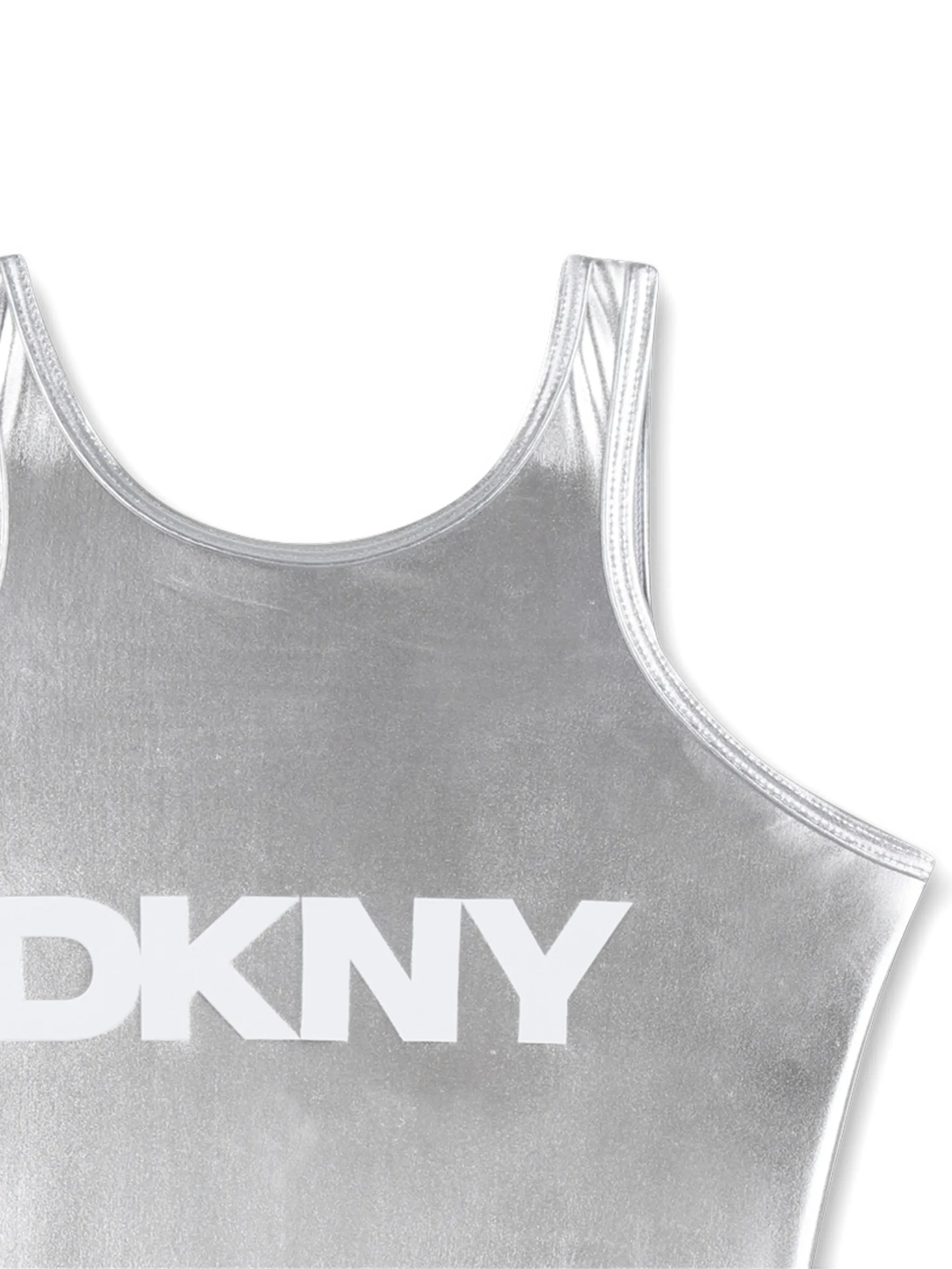 Logo Silver Swimsuit