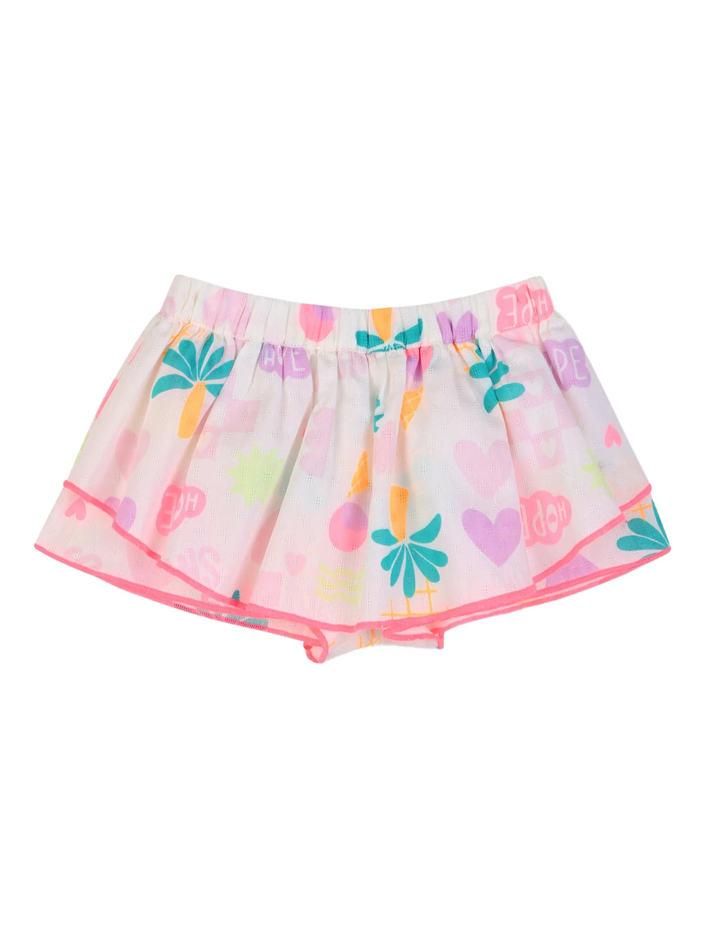 Graphic Print Shorts Set