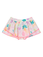 Graphic Print Shorts Set