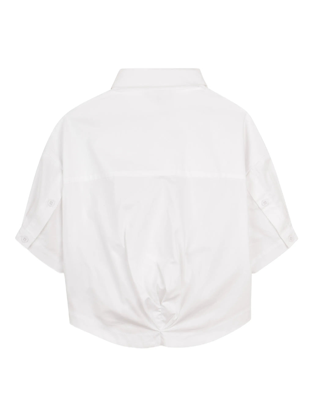 Asymmetric White Shirt
