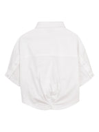 Asymmetric White Shirt
