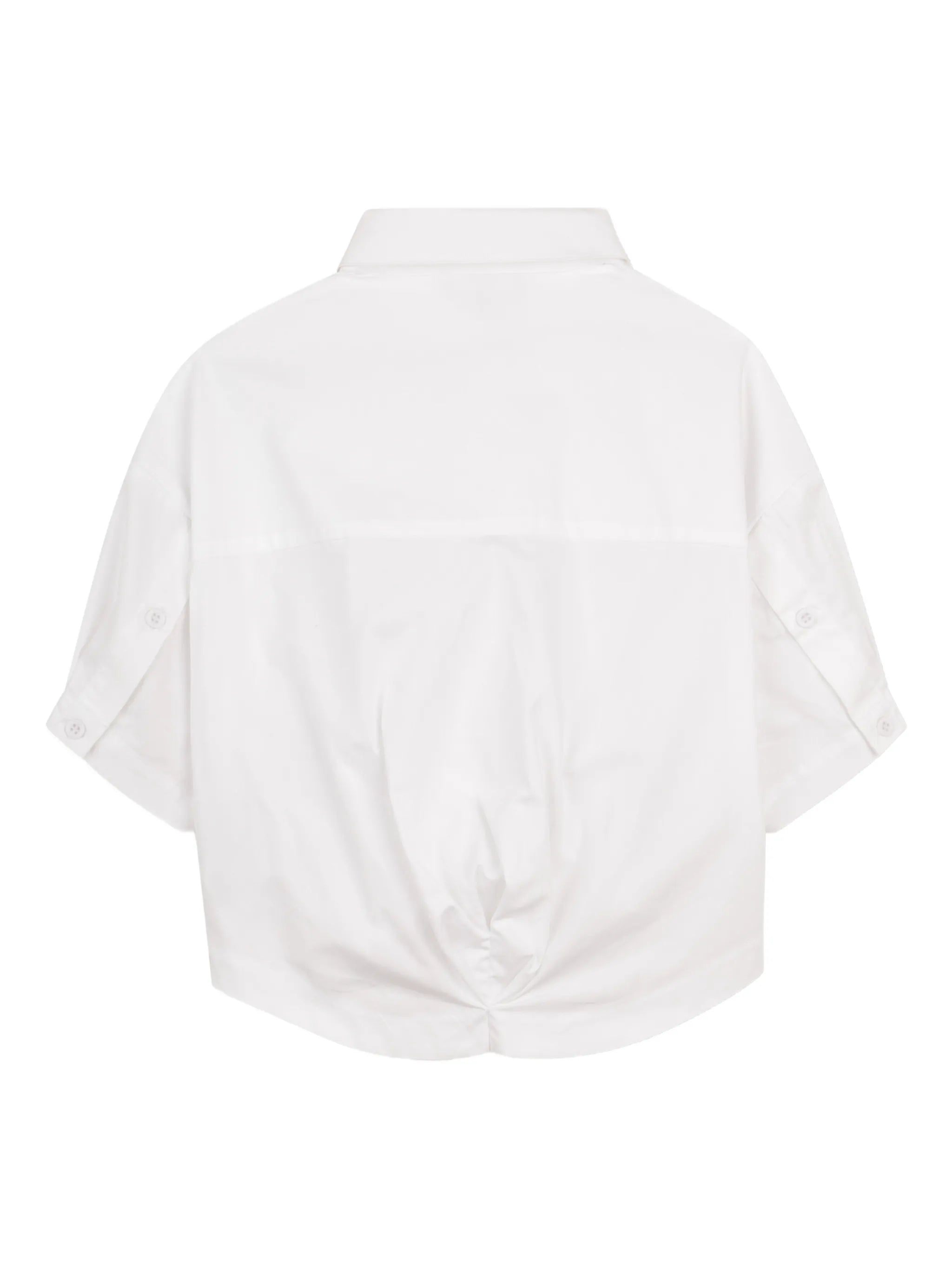 Asymmetric White Shirt