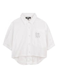 Asymmetric White Shirt