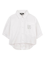 Asymmetric White Shirt