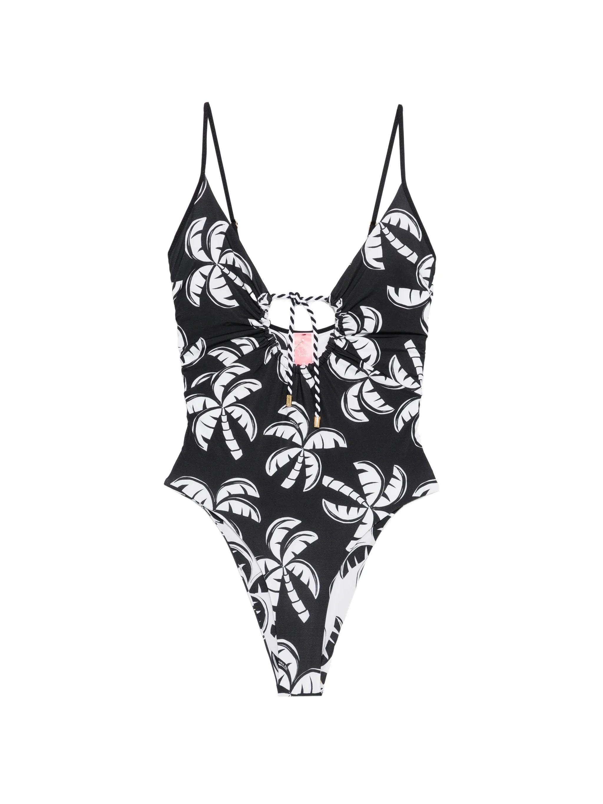 Black Palm Tree Swimsuit