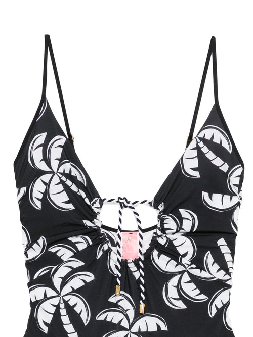Black Palm Tree Swimsuit