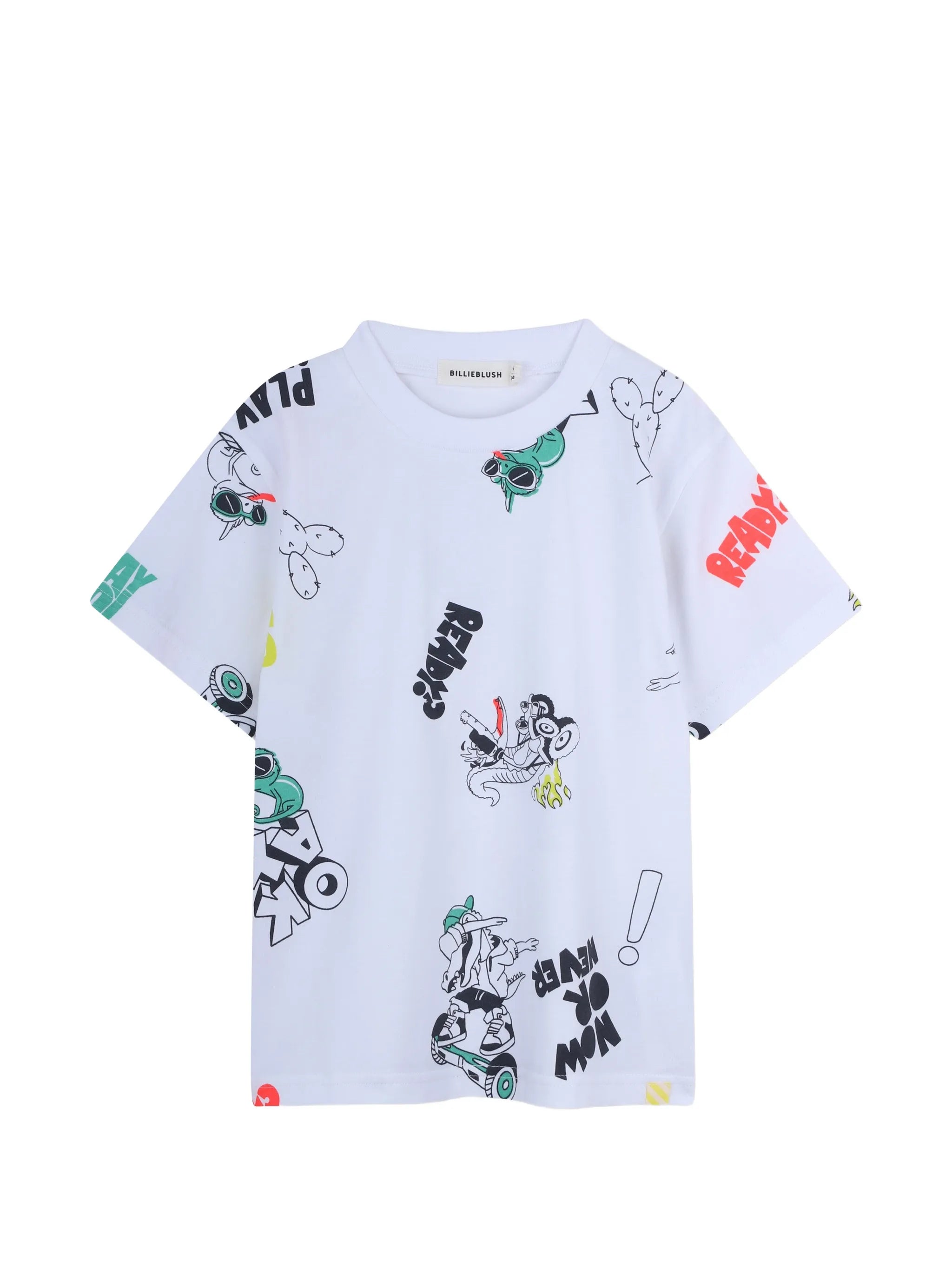 All-Over Graphic Print T-Shirt
