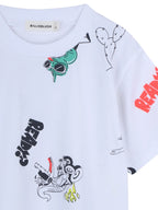 All-Over Graphic Print T-Shirt