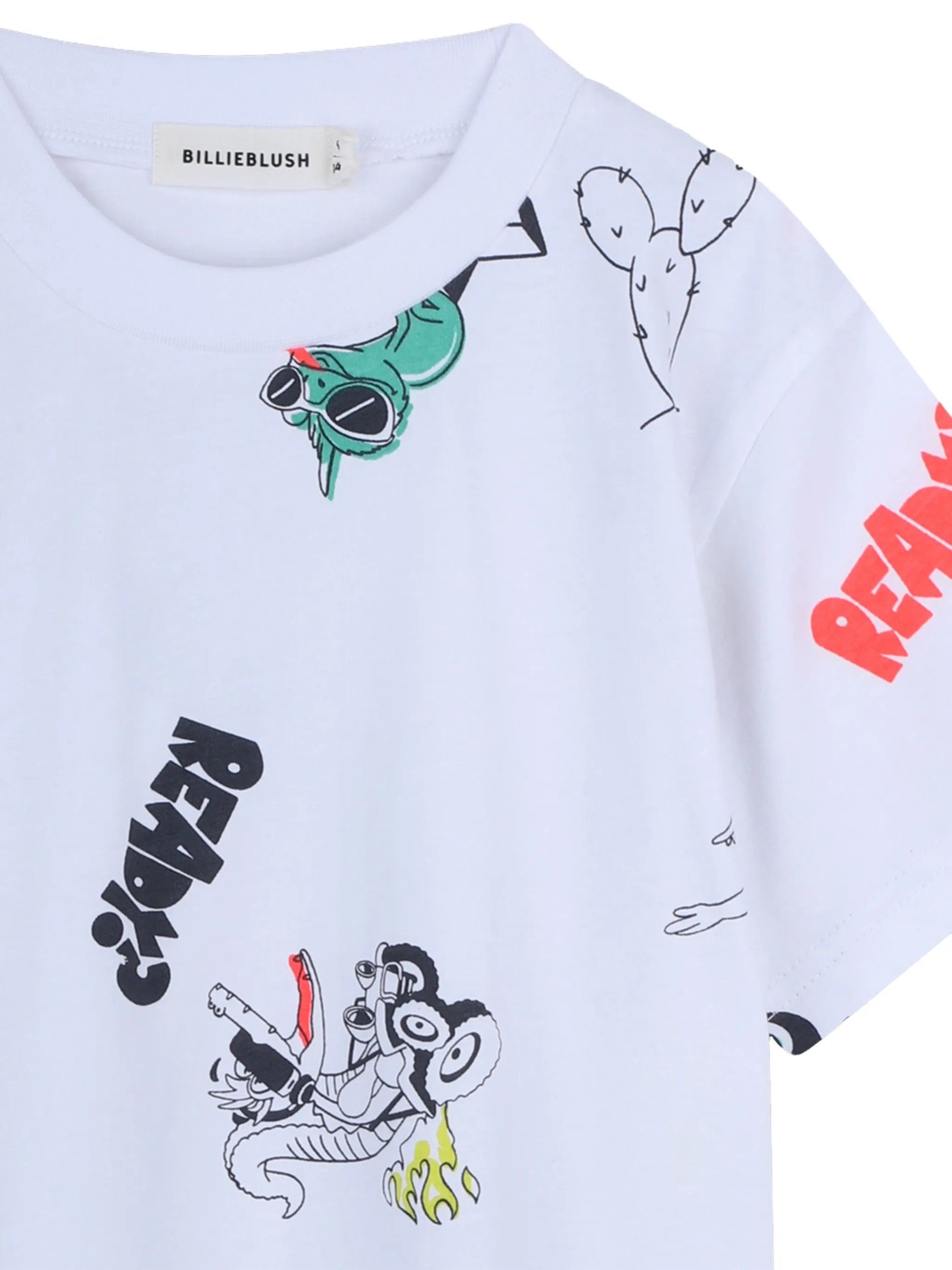 All-Over Graphic Print T-Shirt