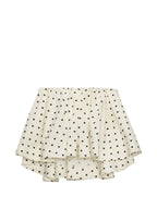 Polka Dot Poplin Bandeau Top