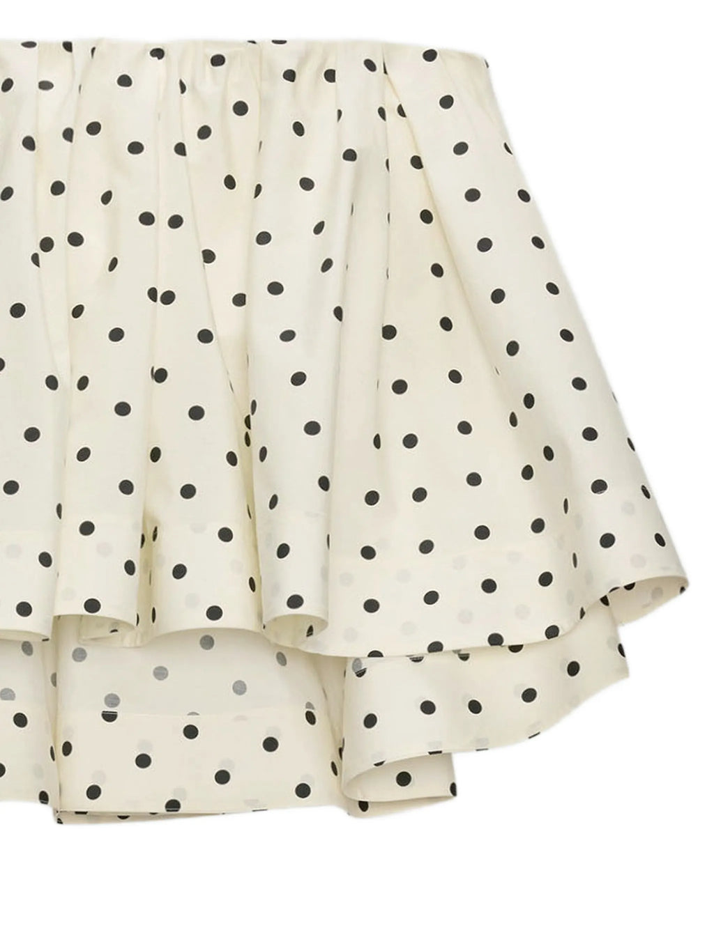 Polka Dot Poplin Bandeau Top