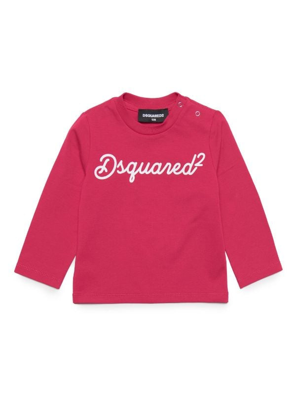 Pink Logo LS T-Shirt