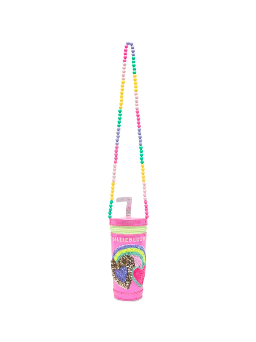 Milkshake beaded rainbow shoulder bag