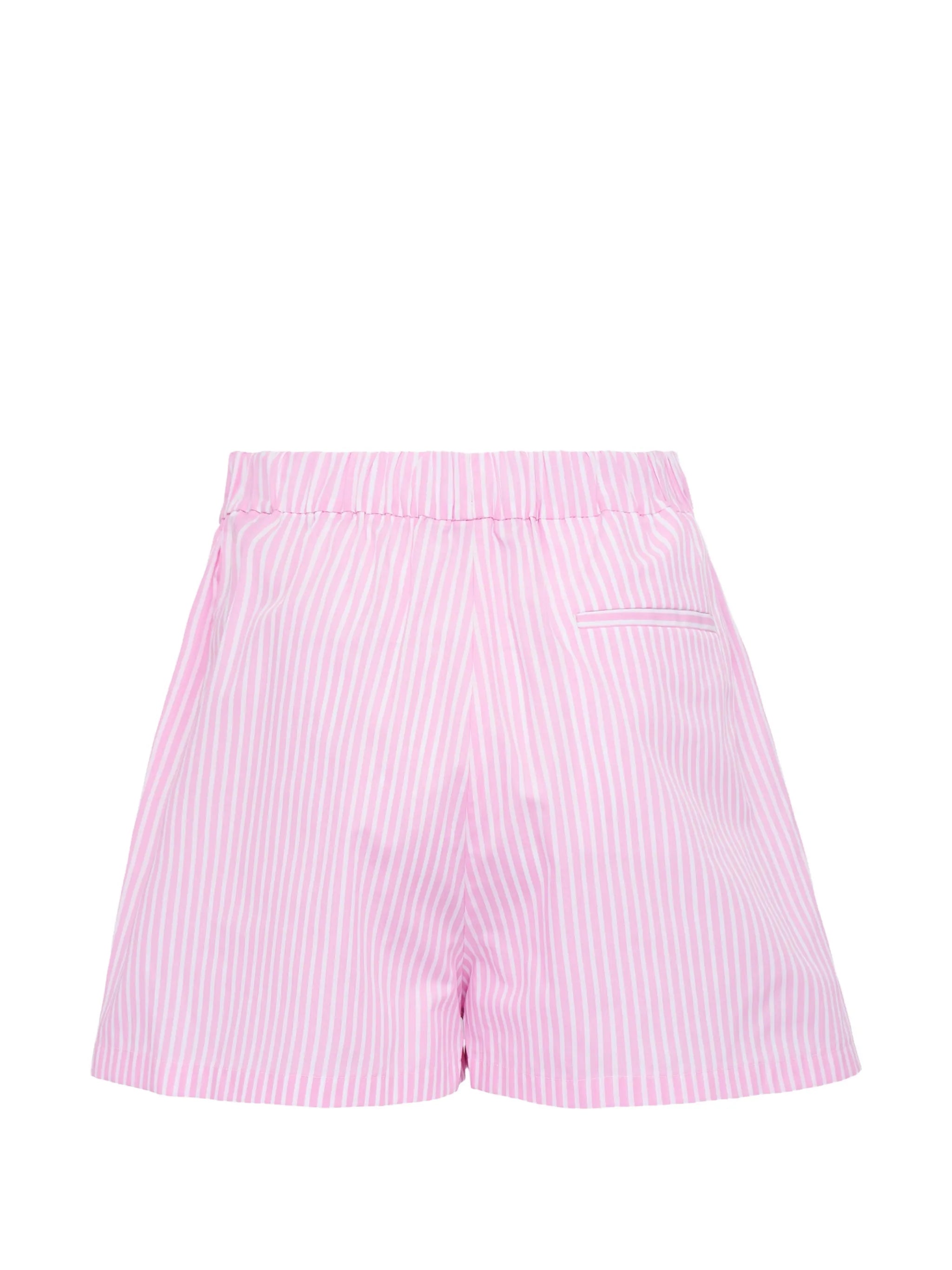 Pink Striped Shorts