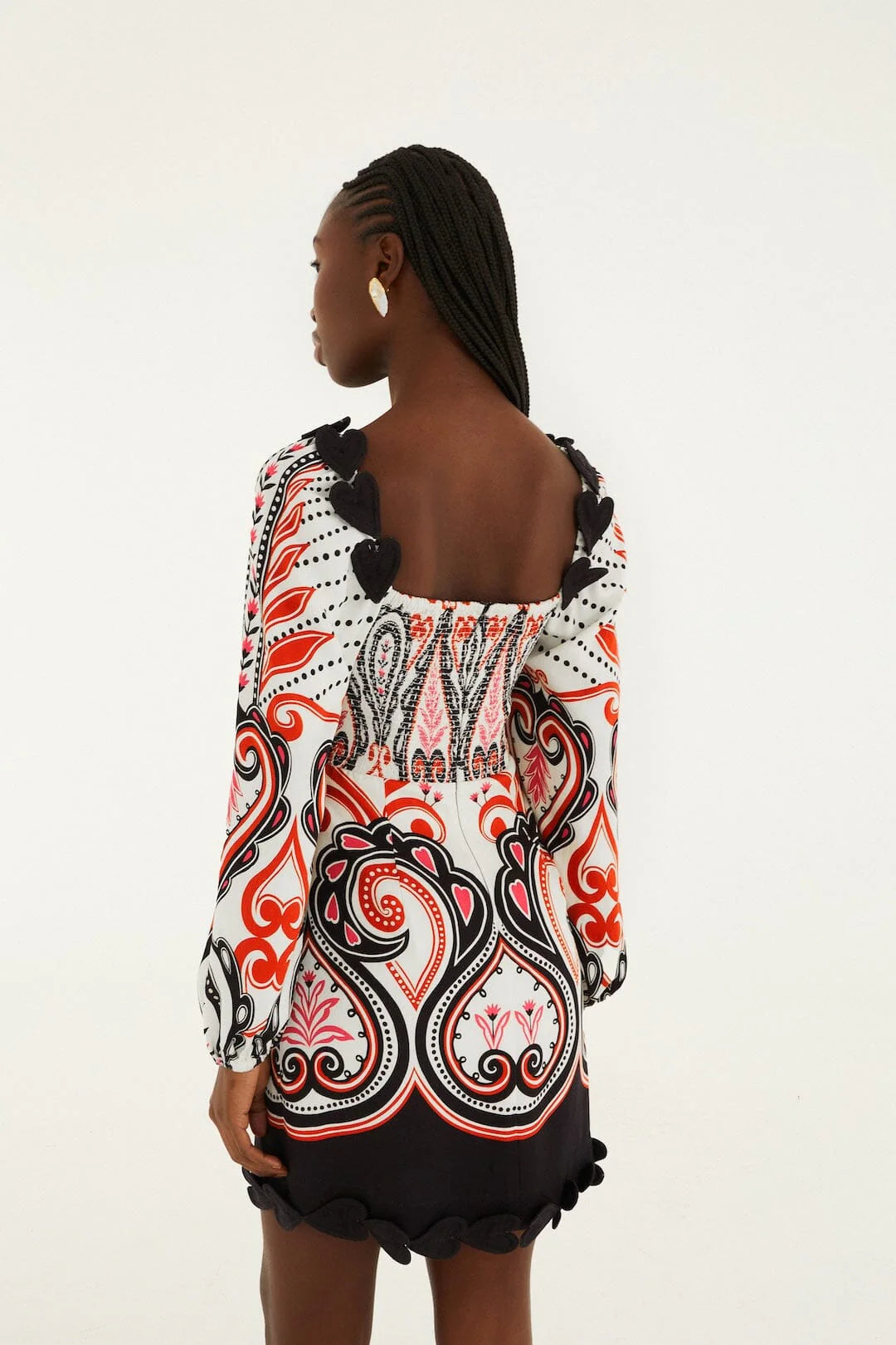 Cut-Out Hearts Mini Dress