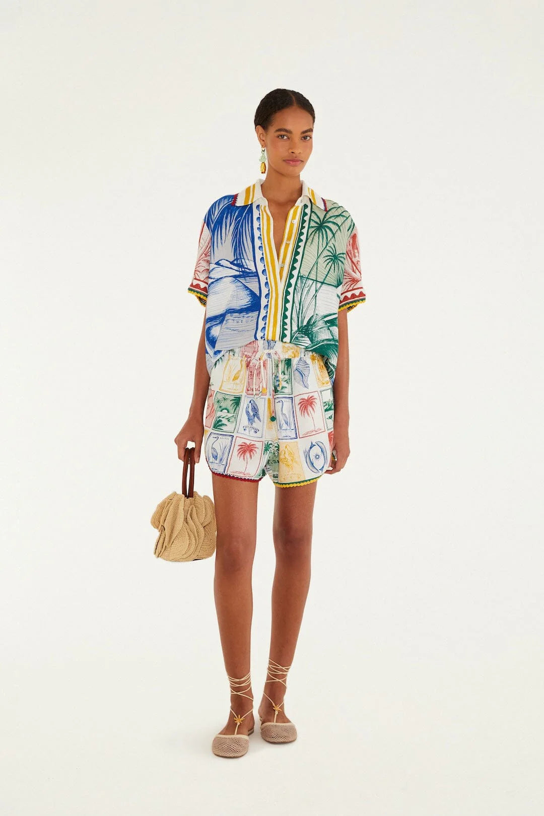 Multicolor Brasil Vintage Shirt