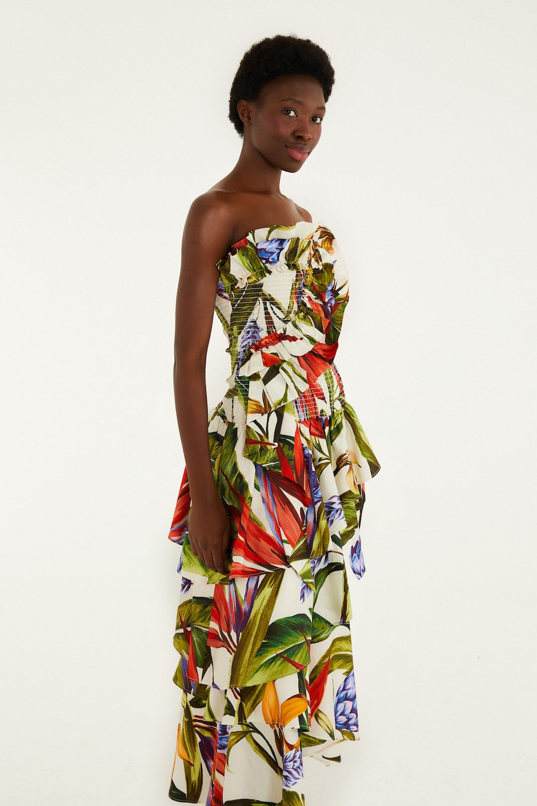 Florart Strapless Dress