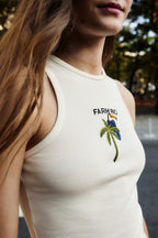 Off-White Tucanissimo Embroidered Tank Top