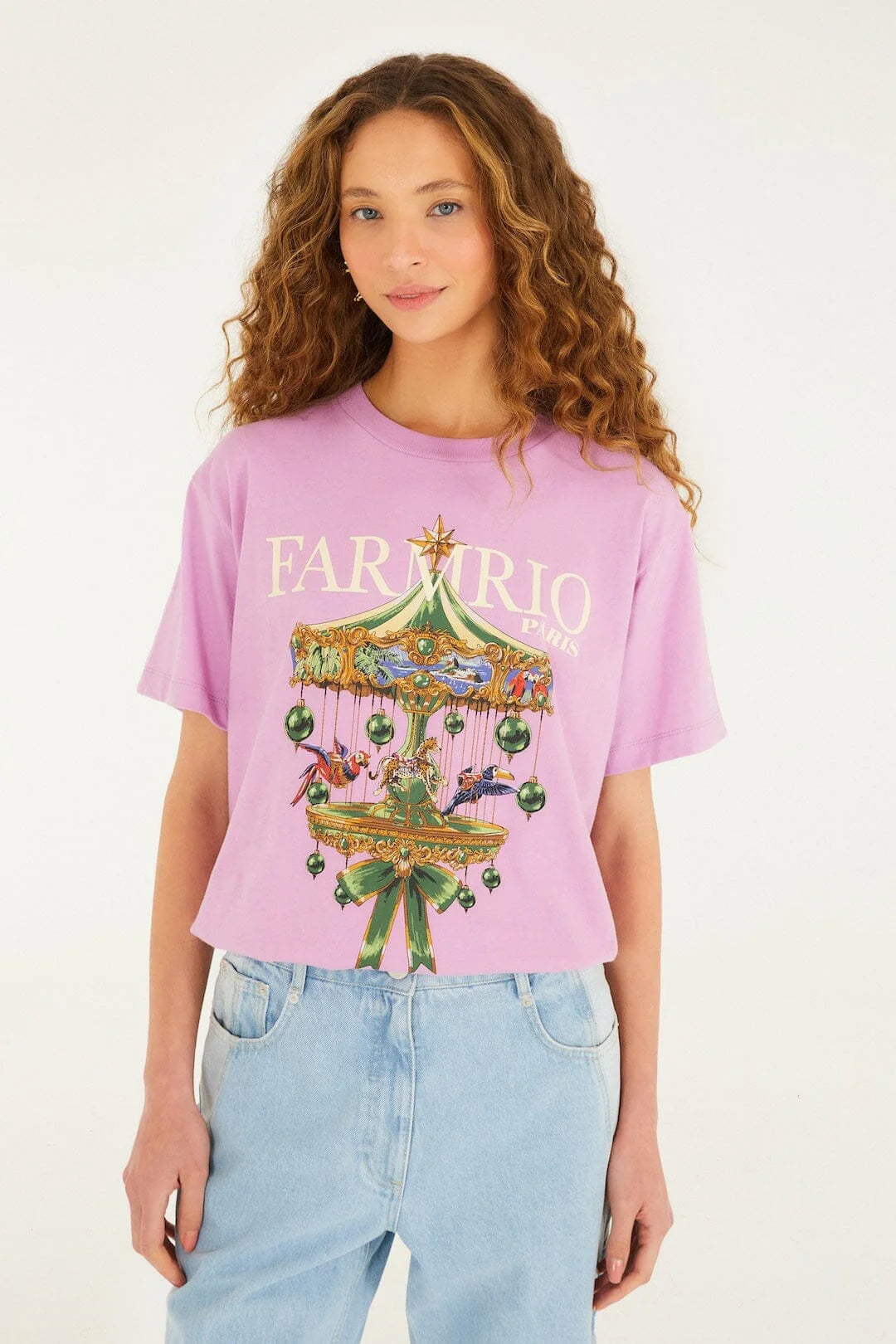 Paris Carousel Relaxed T-Shirt