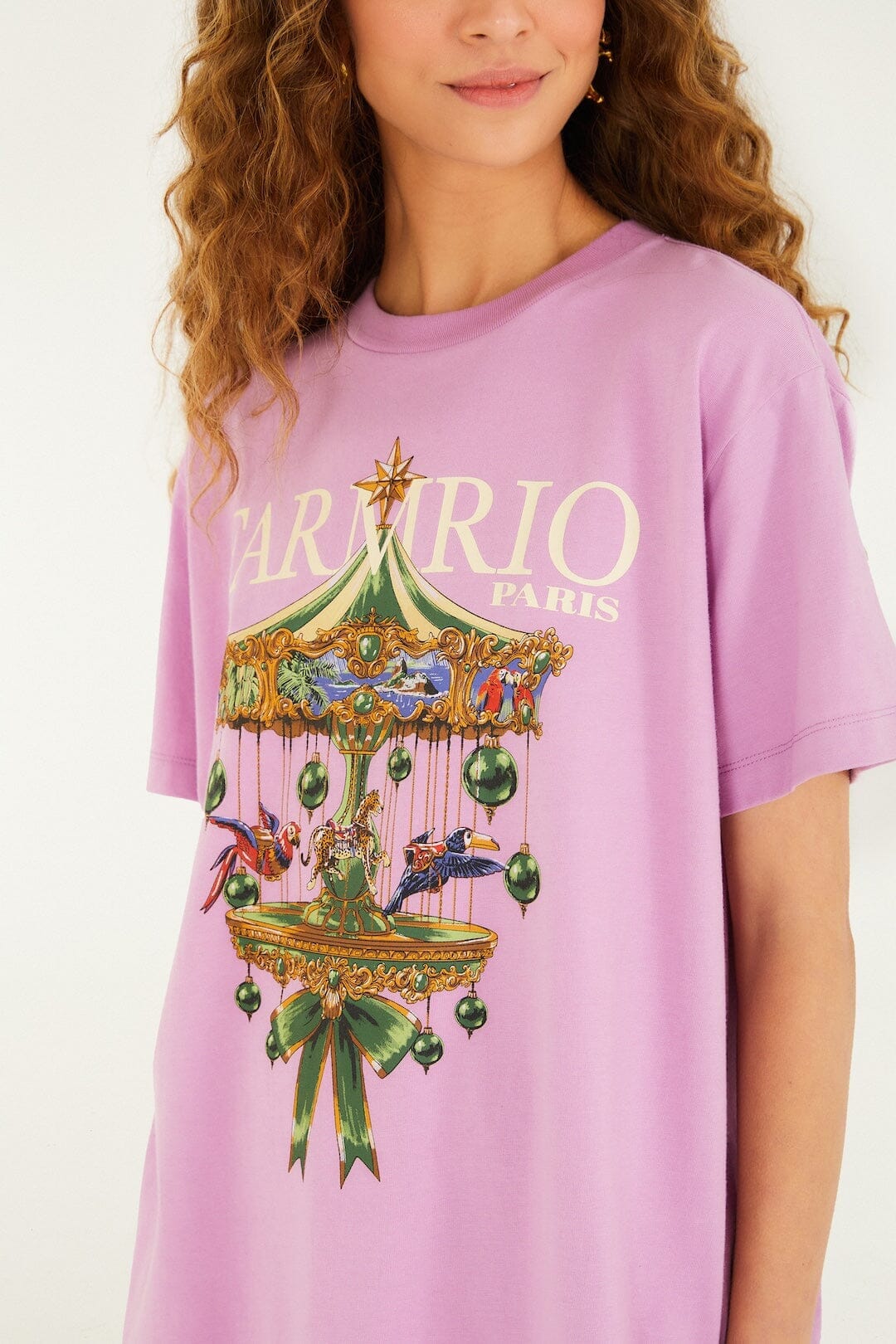 Paris Carousel Relaxed T-Shirt