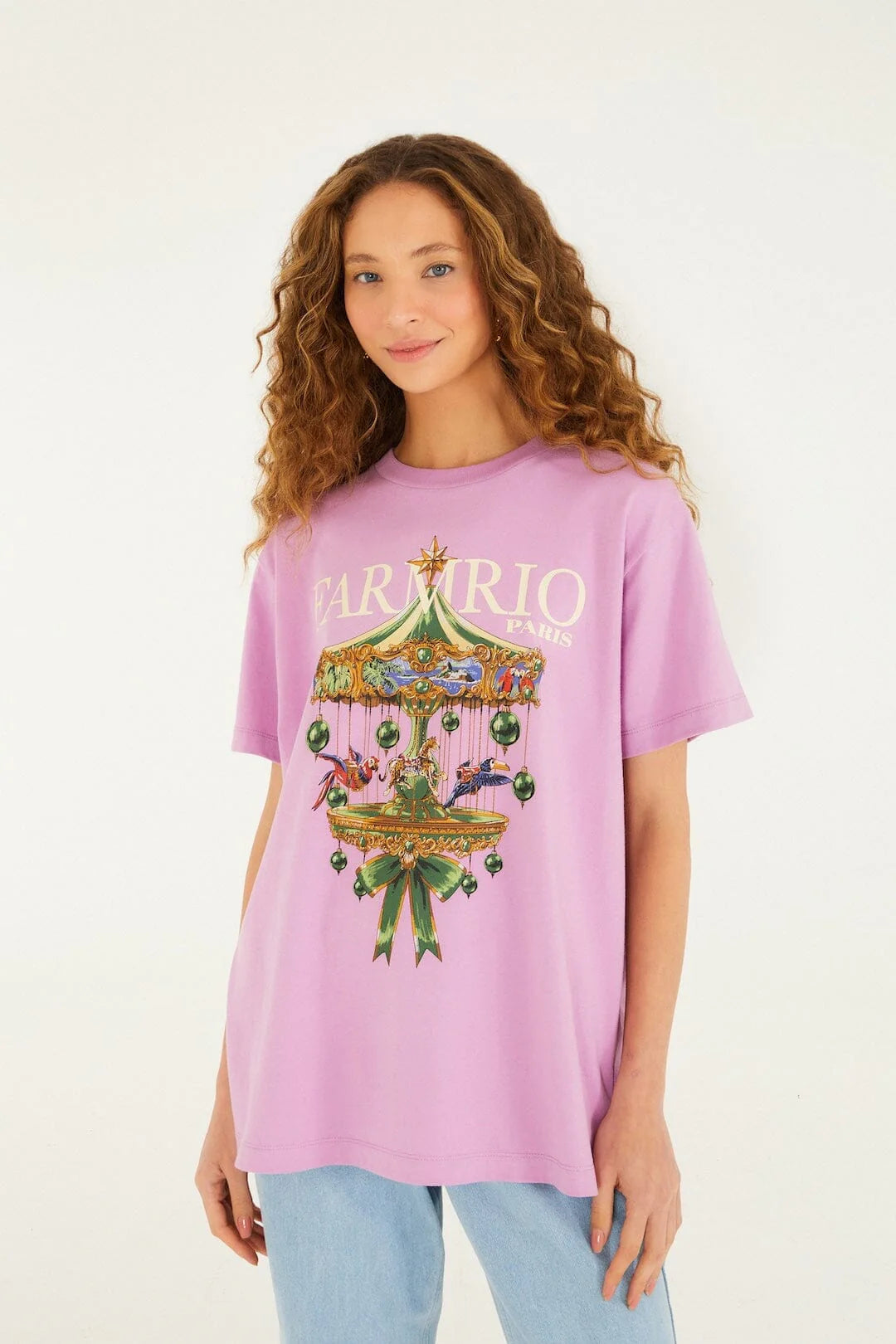 Paris Carousel Relaxed T-Shirt