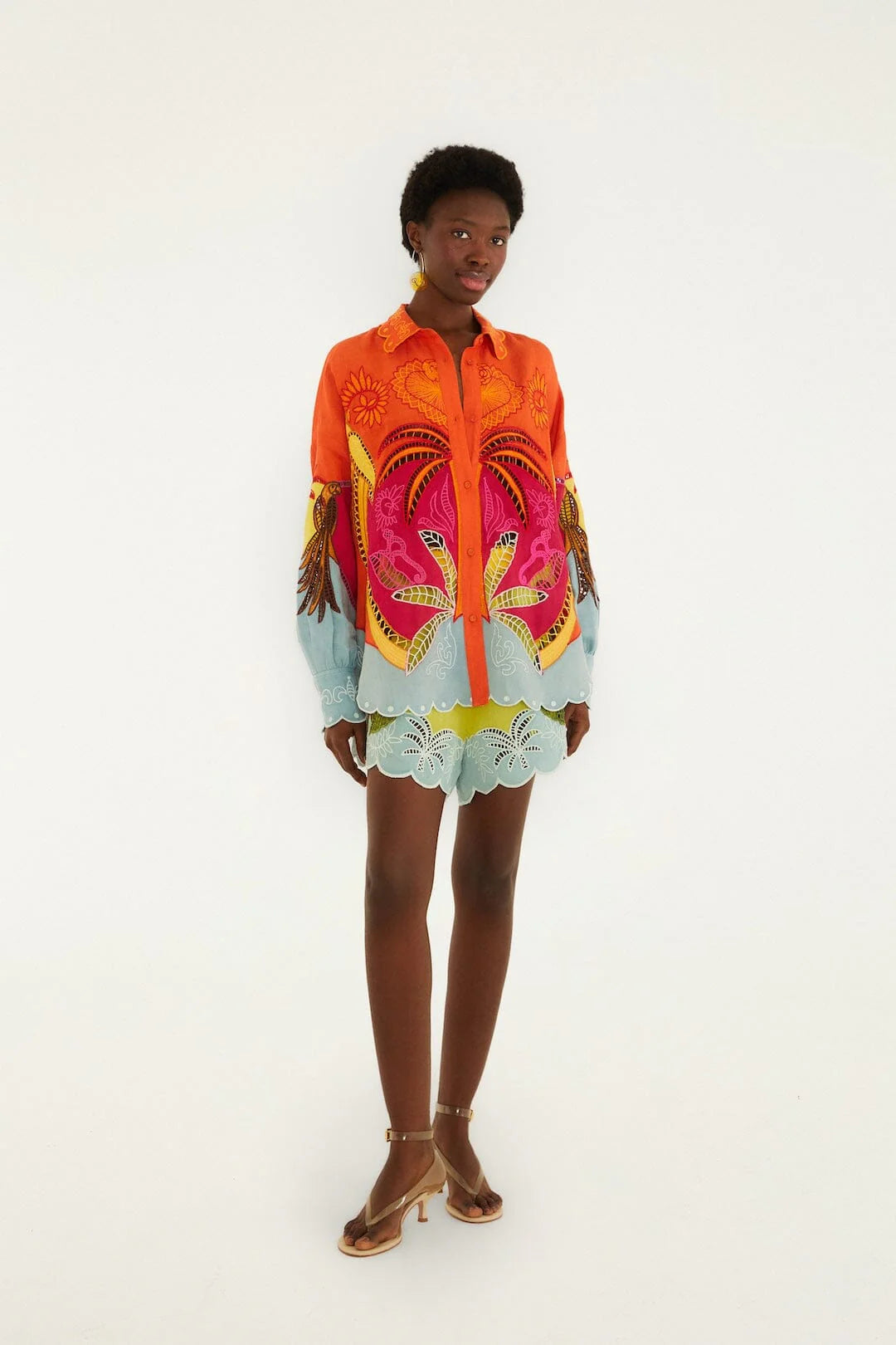 Multicolor Richelieu Shorts