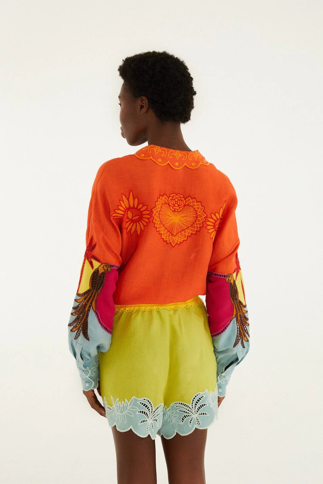 Multicolor Richelieu Shorts