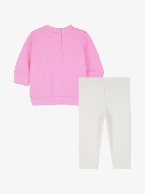 Tulle-Bow Sweatshirt And Leggings